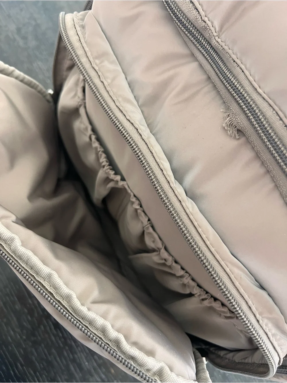 Staya Cloud Diaper Bag Backpack - Taupe